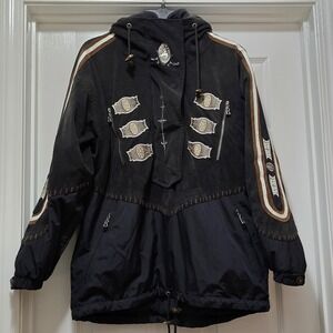 Vintage Bogner Southwestern Cowboy Suede / Nylon Ski Jacket USA Men's M
